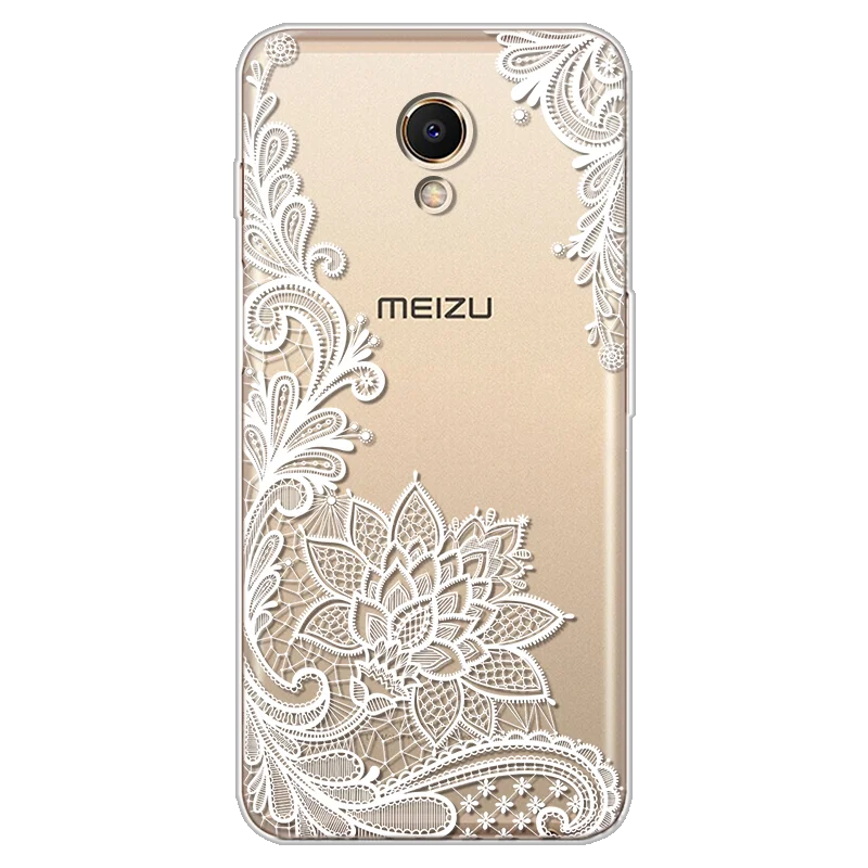 Милый летний розовый чехол s для Meizu M6S Мягкий Силиконовый ТПУ защитный телефона с