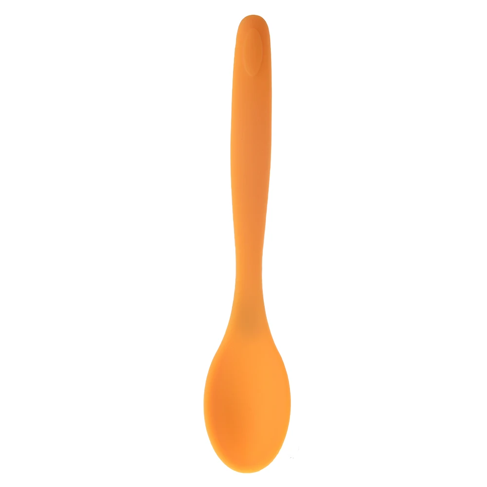 Гибкая Термостойкая Силиконовая ложка лопатка-скребок для мороженого торт для лопаты кухонный инструмент посуда детская съедобная ложка
