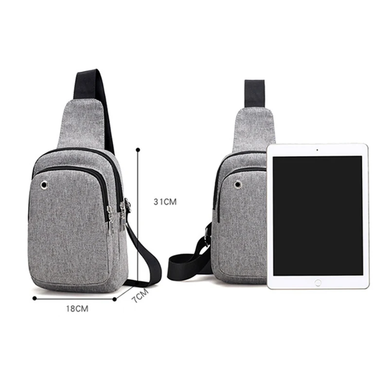 Men Anti Theft Backpack Headphone Hole Women Travel Chest Bag Single Shoulder Boys Girls Chest Bags Sac A Dos Homme Bolsa BP0245 (7)