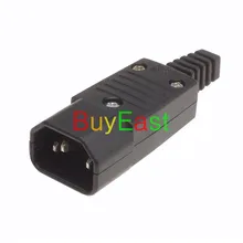 20 шт IEC-60320 C14 штекер разъем кабельного шнура разборный штекер