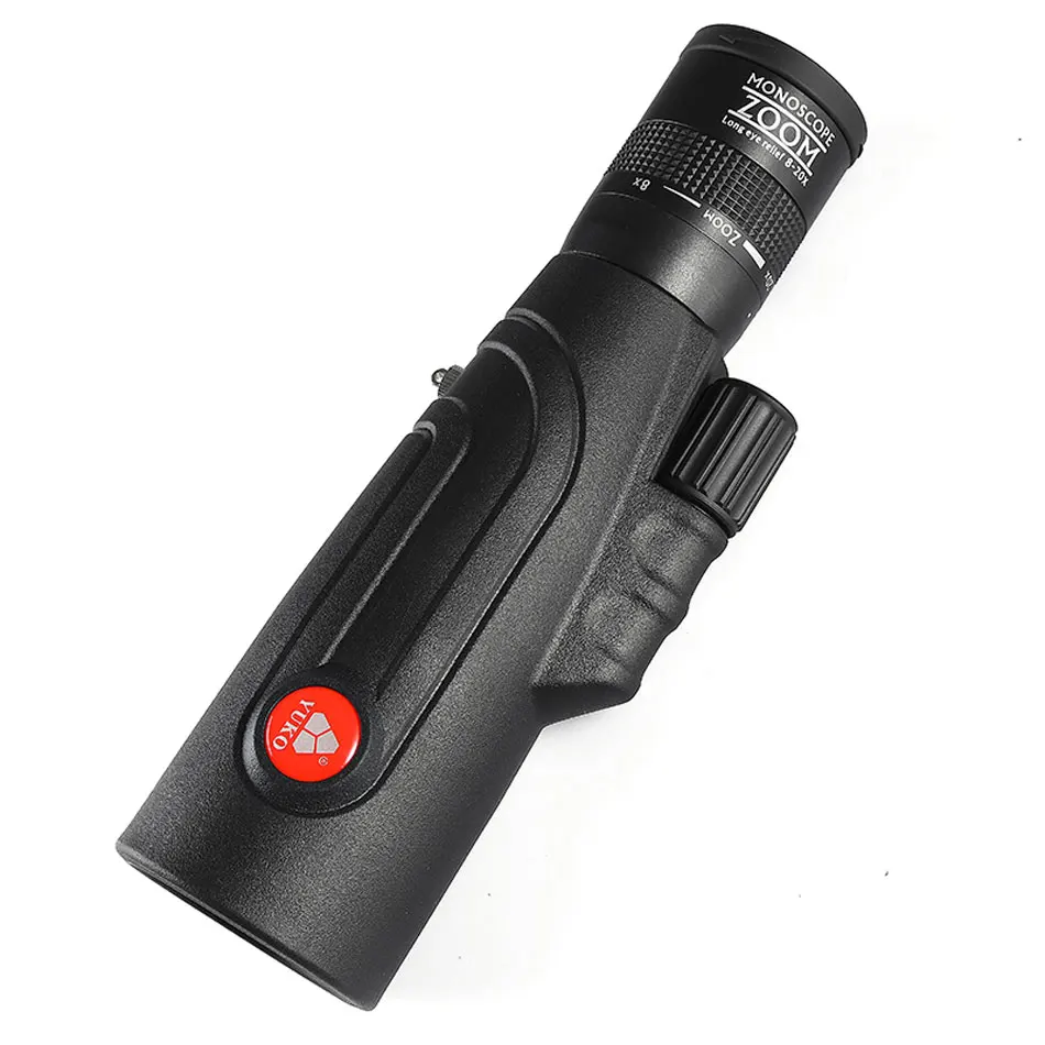 Zoom de Alta Todo o Vidro Yuko Monocular Telescópio Potência Óptico Foco Fmc Bak4 Prisma Caça Acampamento 8-20x50 14 Telescópio e binóculos