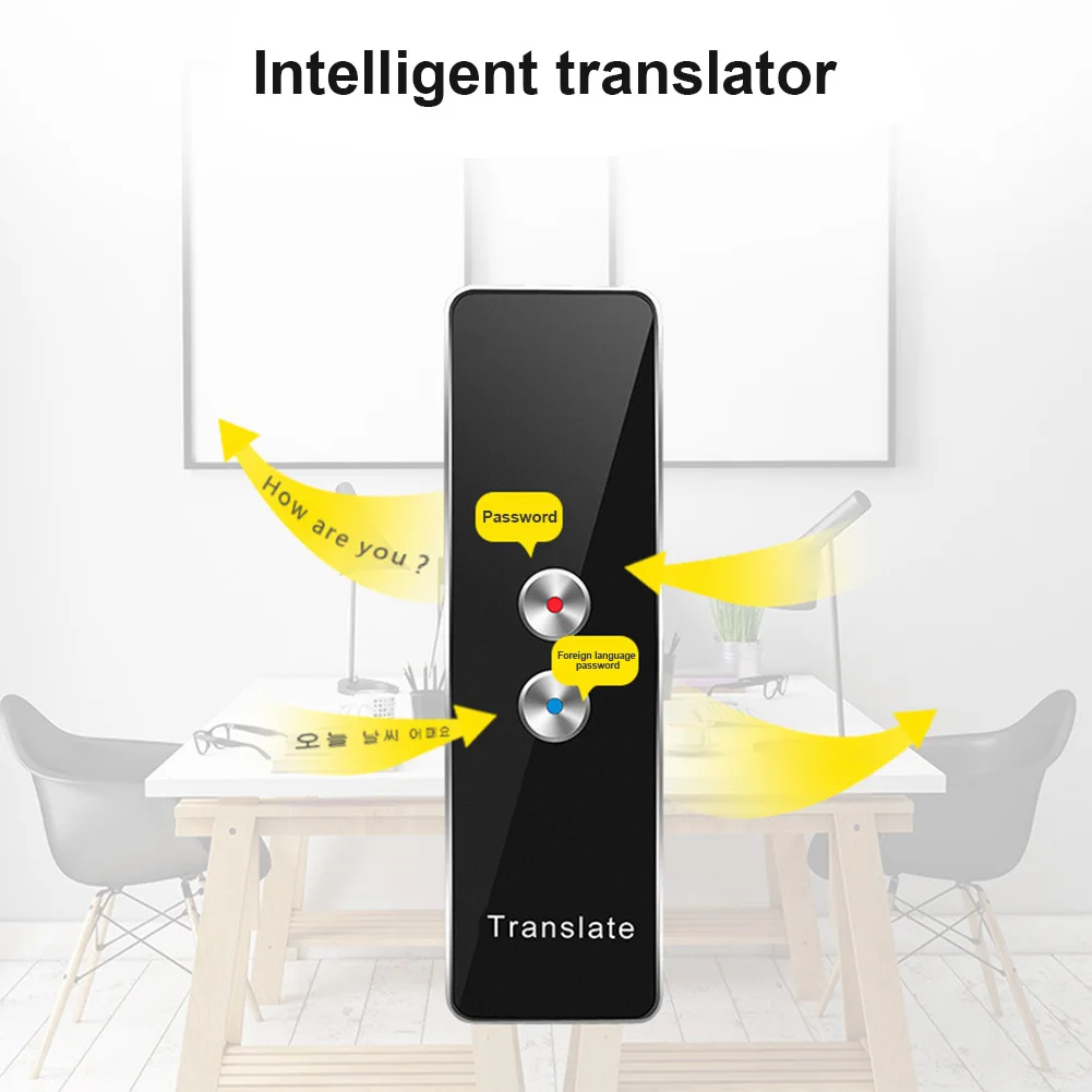 

2019 Hot Smart Voice Speech Translator Two-Way Real Time 30 Language Translation for Travelling Meeting New For DOY