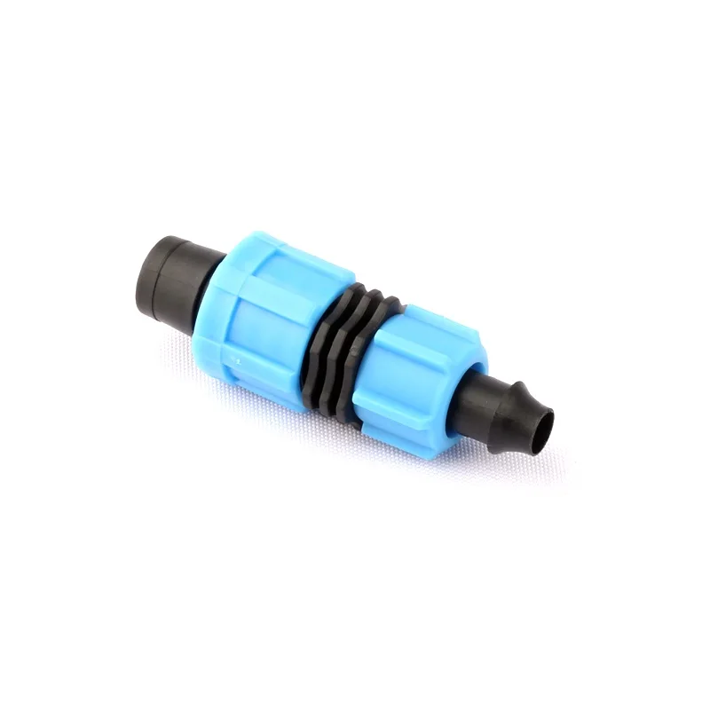 

5pcs 16mm Patch Type Drip Irrigation Tape Connectors Drip Irrigation System Fittings Double Thread Lock Design More Fixed