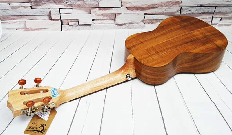 SevenAngel 2" Профессиональная укулеле концертная 4 струны гитара Верхняя панель для твердой акации дерева KOA электрическая укулеле с эквалайзером+ чехол