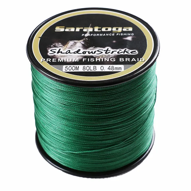 US $27.79 Free Shipping Top Quality Saratoga 8 Strands Braided Fishing Line Multifiament Fishing Wire 500m 6L