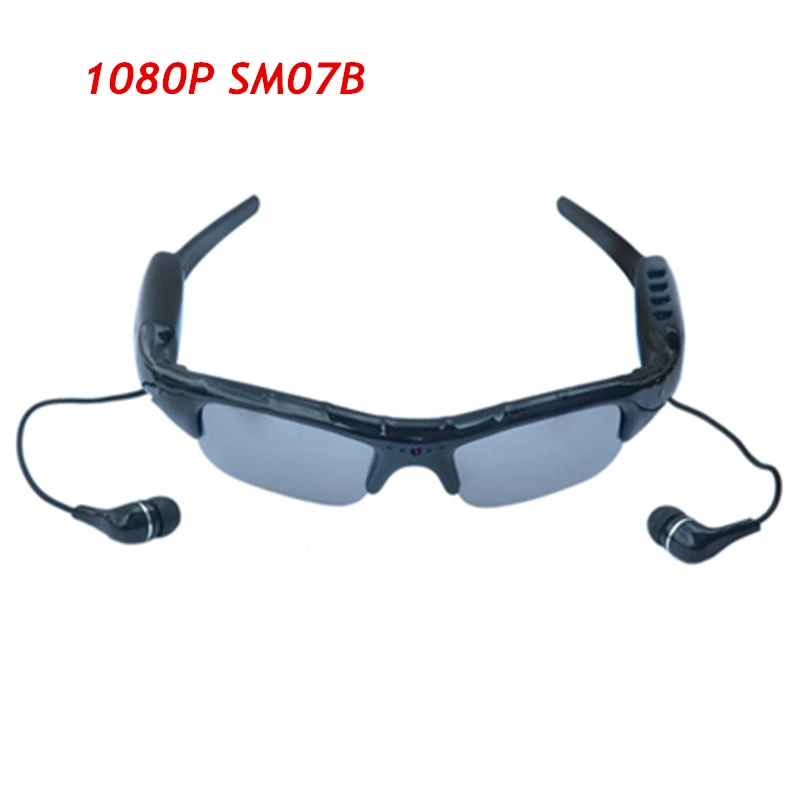 

SM07B HD 1080P Camera Mini DV Camcorder Sunglasses Video Recorder Bluetooth Headphones Stereo Music Player Mini Camera Glasses