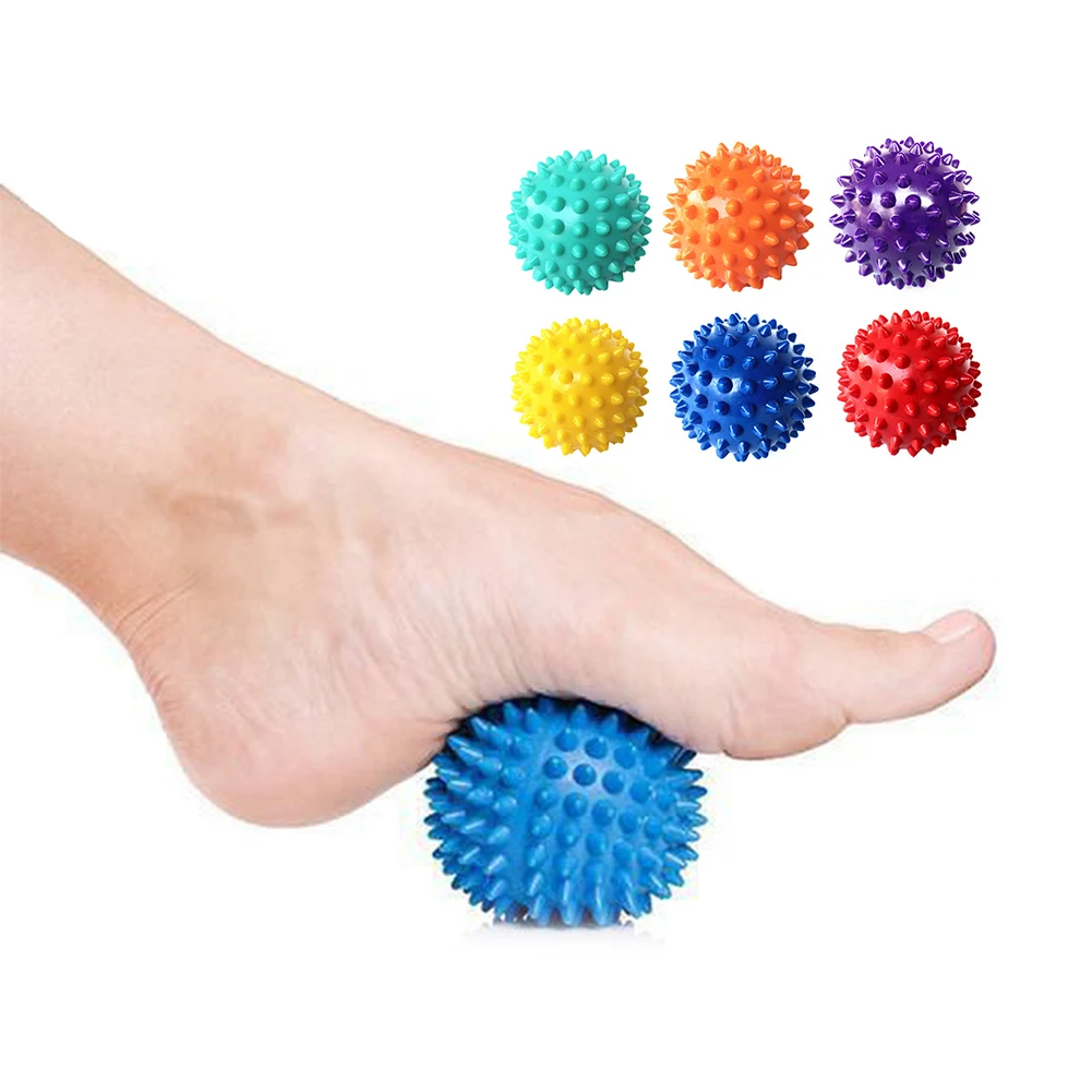 6,5 см шпоры для ног мячик для массажа стоп шейного отдела восстановления здоровья мяч удобный и прочный Защита окружающей среды