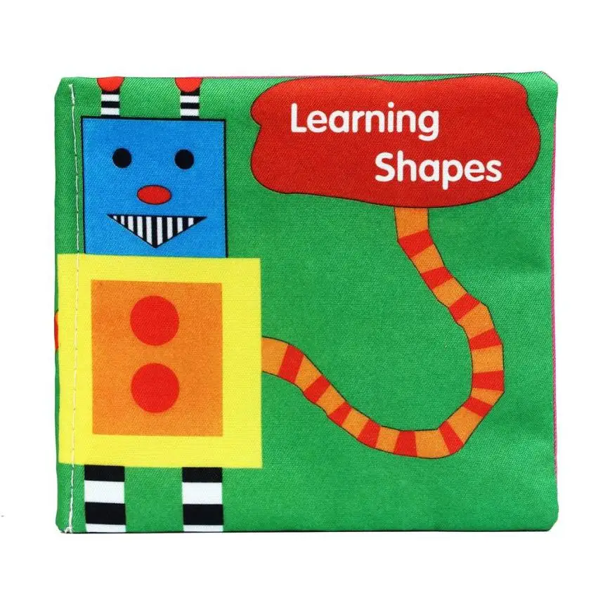 

2017 HOT New Soft Cloth Baby Intelligence Development Learn Picture Cognize Book Levert Dropship Aug 29