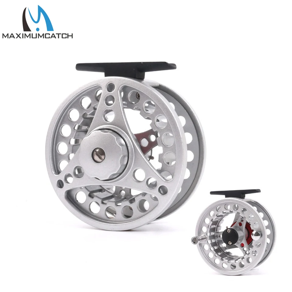 Maximumcatch New Fly Fishing Reel 5/6 Weight 5.14OZ Die Casting Large Arbor Aluminum Fly Reelin