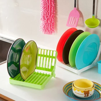 

Multi-color Dishes Drain Rack Collapsible Portable Practical Kitchen Dishes Cups Storage Shelves Dry shelves Household items