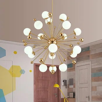 

Nordic DNA Modou Pipe pendant light install Indoor suspension industrial loft lights glass ball lustre hanging lamp