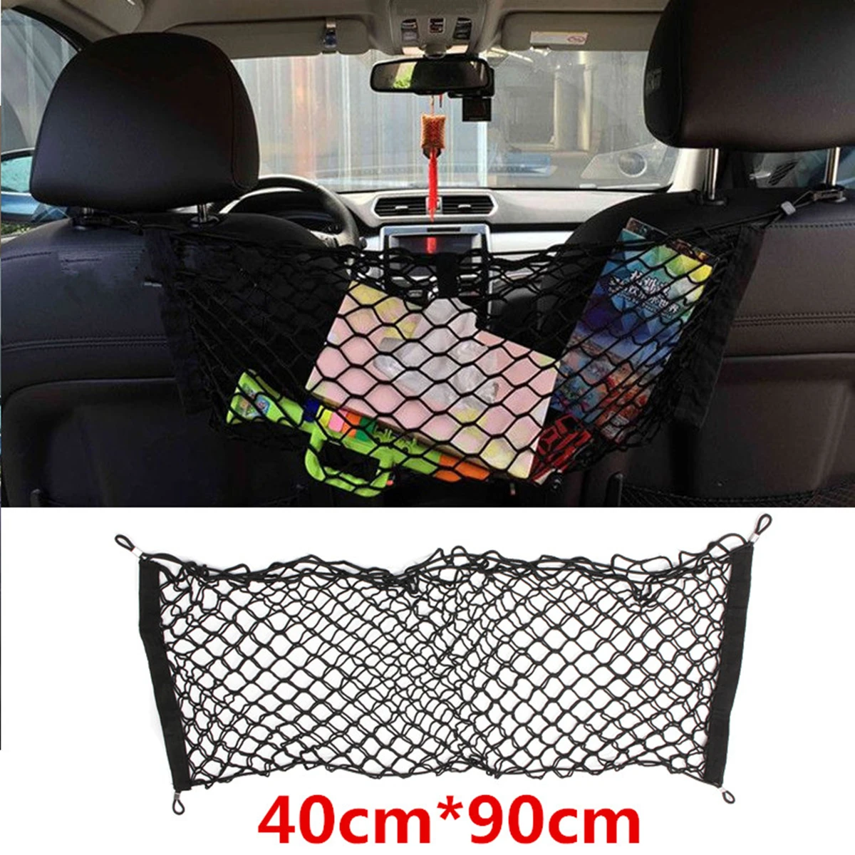 Buy Car Trunk Storage Net Mesh Set 90X40cm For Car SUV