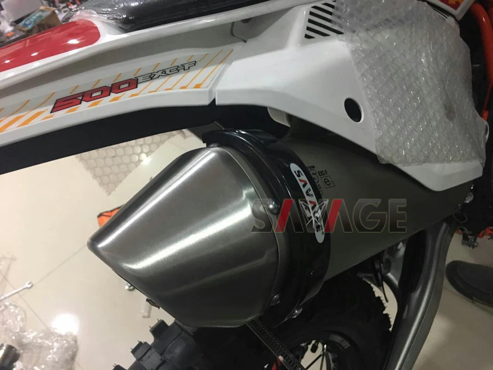 Для KTM EXC F/EXC/SX F 450/350/530/525/500 аксессуары для мотоциклов глушитель/круглая овальная