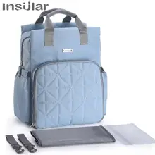Модный многоцелевой Мумия для беременных подгузник сумка большой емкости непромокаемая дорожная Мама подгузник рюкзак дизайнер для коляски
