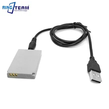 DC 5 V USB câble d'alimentation + NB-5L DR30 DR-30 coupleur cc pour appareil photo Canon Powershot S100 SD970 SD990 SX200 SX210 850 860 IS SX230 HS(China)