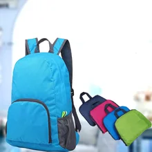 Lightweight Nylon Foldable Backpack Waterproof Backpack Folding Bag Ultralight Outdoor Pack for Women Men Travel Hiking