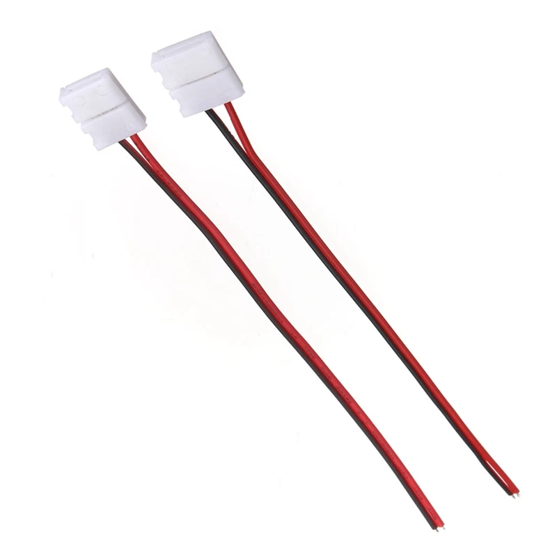 

Lighting Accessories Wire With 2 Pin Connector Adapter At 1 End For 8mm/10mm 3528 5050 Single Color LED Strip Light Solderless