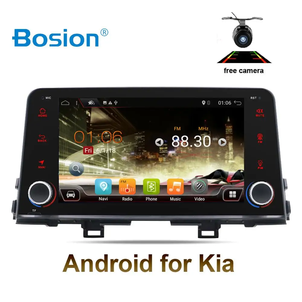 

car dvd player 1 din android 8.1 Car DVD for Kia Picanto 2017 2018 (JA) & Kia Morning 2017 2018 (JA) WIFI BT GPS 4G navigation