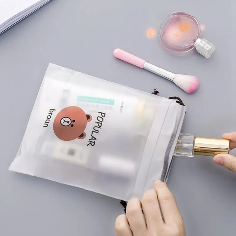 Transparent Cosmetic Bag For Women Travel Storage Make Up Organizer Bag Multifunction Portable Drawstring Makeup Case Pouch Transparent Cosmetic Bag For Women Travel Storage Make Up Organizer Bag Multifunction Portable Drawstring Makeup Case Pouch