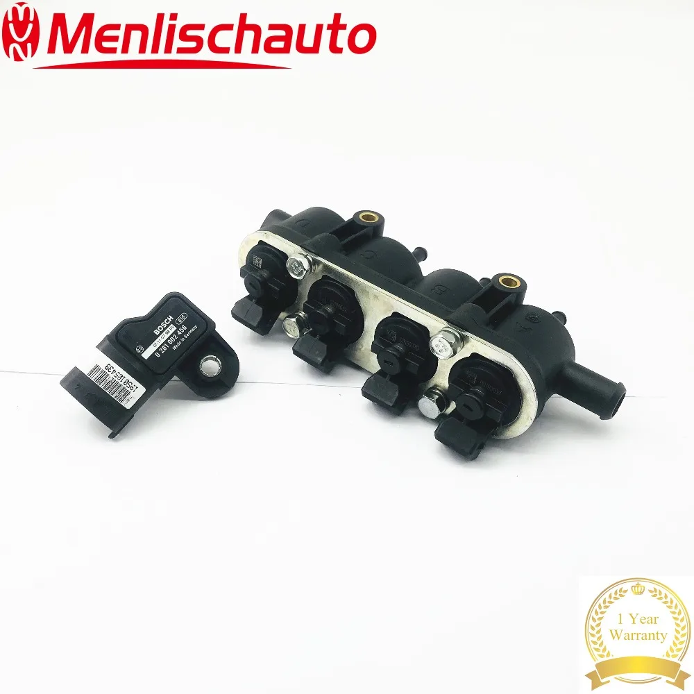 

Orignal Four Cylinder Rail With Temperature And Pressure Sensor GAS LPG Plant GPL 237102001 110R-000057 67R010233 110R-010279