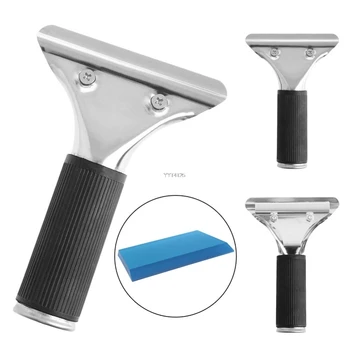 

1Pc Car Auto Window Film Tinting Squeegee Razor Blade Scraper Tool With Handle Blue Car-Styling