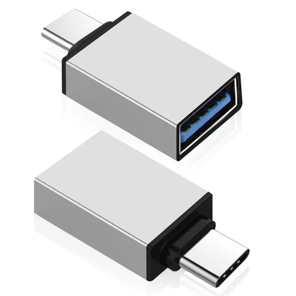 2pcs Тип C к USB 3,0 OTG адаптер USB адаптер адаптеры конвертер для Xiaomi 4C 4S 5S Plus Oneplus 3t 2 3 Nubia Z11 Z11 mini - Цвет: 2pcs