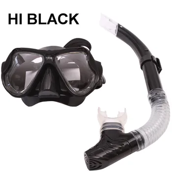 

Professional Skuba Diving Mask Snorkel Goggles Wide Vision Watersports Equipment With Anti-fog Diving tube Snorkel SetSnorkeling