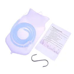 Силиконовая клизма сумка комплект для двоеточия Очищение со шлангом здоровья Анальный очиститель для вагины Стиральная Комплект для