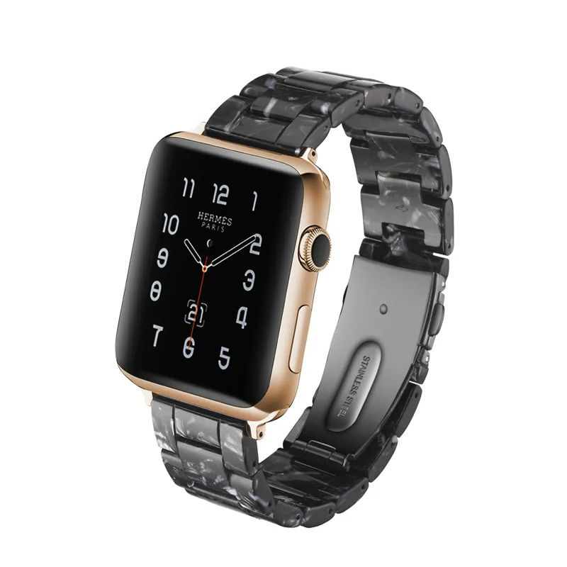 

iWatch Imitation Ceramic Strap for APPLE Watch 3/2/1 Resin Belt Watch Accessories Watchband Bracelet Wristband 38/40/42/44mm