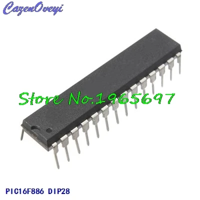 

10pcs/lot PIC16F886-I/SP PIC16F886ISP PIC16F886 16F886-I/SP DIP28 In Stock