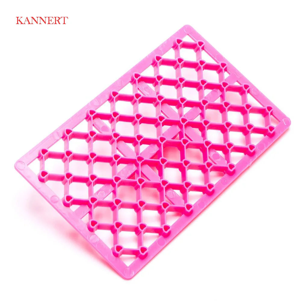 

1PCS Cake Chocolate Mold Grid Shaped Plastic Printing Biscuits Cookies Cutter Embosser Fondant Gum Paste Cake Decoration Tools