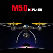 Mini Drone M50HW 2.4G Foldable RC Selfie Drone WiFi FPV 0.3MP Air Press Altitude Hold RC helicopter toys for kids children