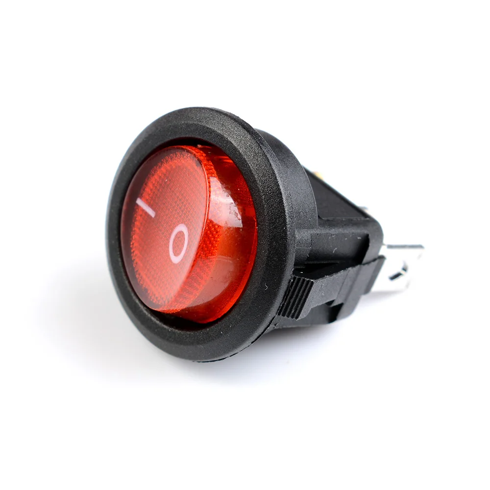 4 шт. LED Licht 12В 16А вкл/выкл тогл Spst Runde Taste Boot Auto Wippschalter|licht|licht ledauto on off |