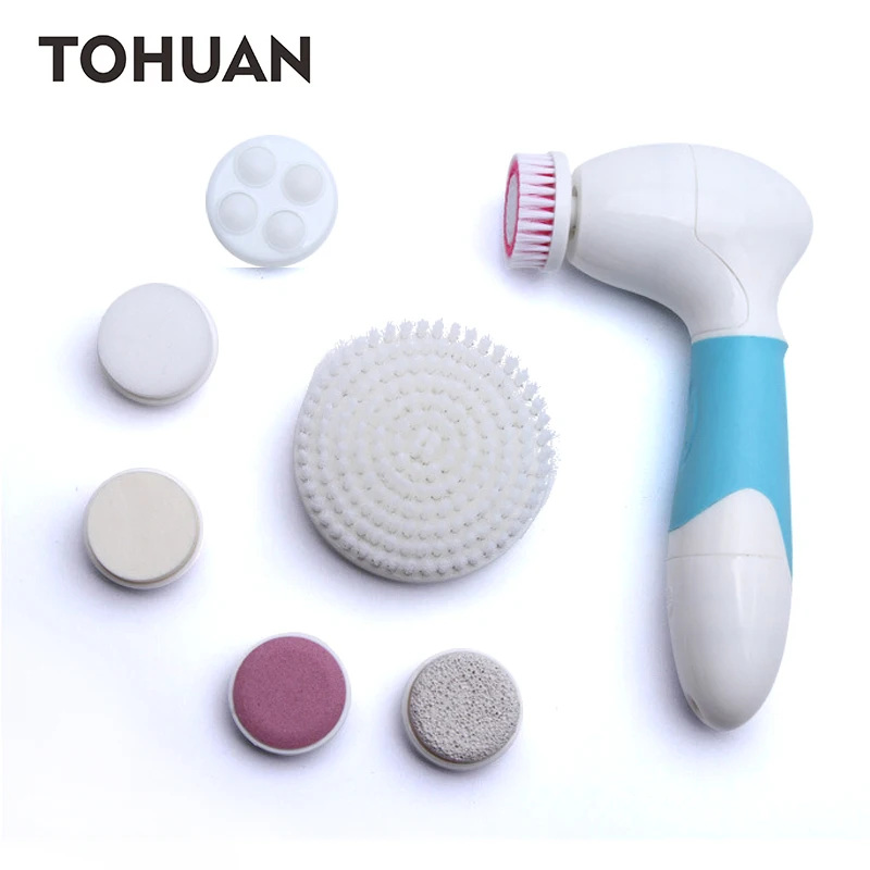 7 In 1 Face Brush Cleansing Multifunction Electric Ultrasonic Wash Body