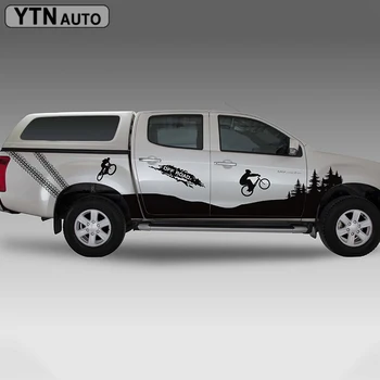 

For Dmax Customize Car Accessories Decal 10Pcs Side Body Extreme Sport Mountains Adventure Styling Scratch Graphic Vinyl Sticker