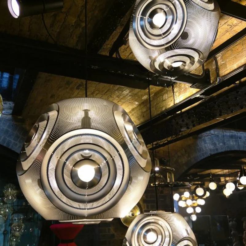 Stainless Steel Ball Pendant Light 12