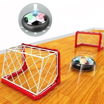 

Factory sales LED Light Flashing Hovering Air Power Soccer Ball Football Toys Disc Gliding Game Toy Kid Chidren drop ship