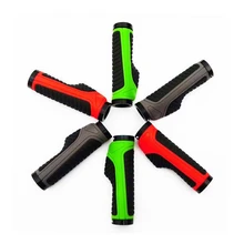 Cycling Ergonomic Rubber Bike Handlebar Grips MTB Mountain Road Bike Bicycle Grips Cycling Bike Lock On Bicycle Handlebars Grips propalm bicycle grips mtb mountain road bike handlebar grips ends alloy rubber silicone soft lock on cycling handle grips plugs