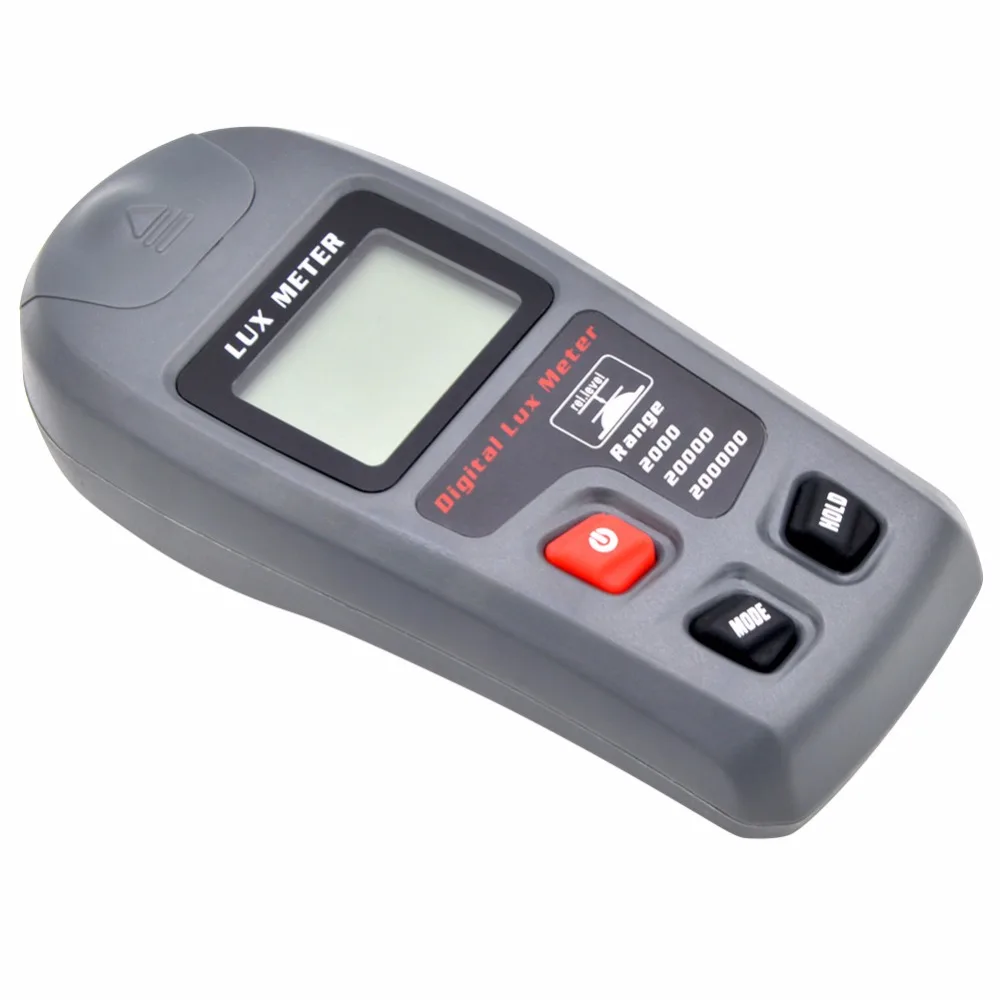 Günstig Yieryi MT 30 Digitale Luxmeter 0 ~ 200000 Lux LCD Display Licht Meter Umwelt Prüfung Illuminometer Sensor Große Photometer