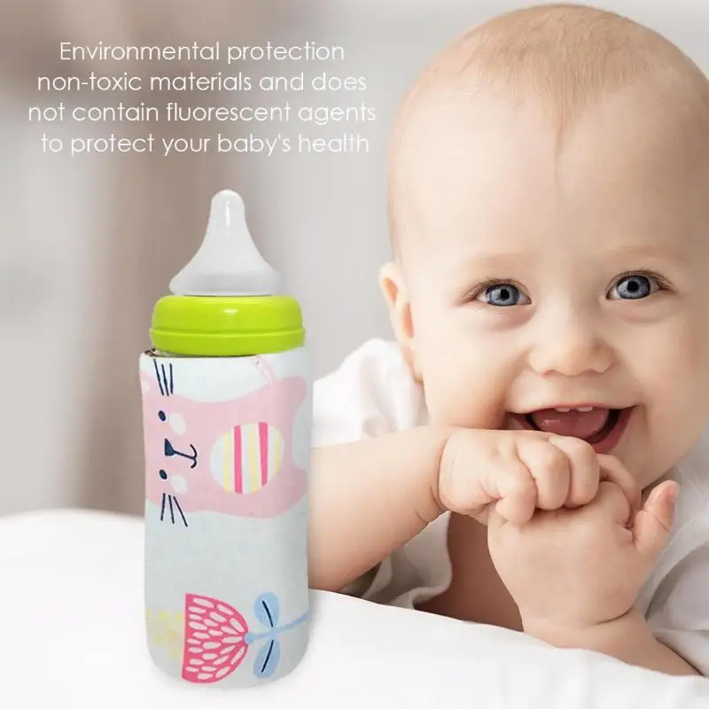 USB детские бутылки теплее портативный молоко путешествия чашки подогреватель для новорожденных сумка для детской бутылочки хранения крышка изоляции термостат