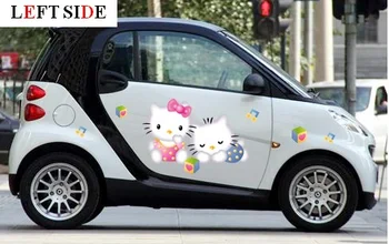 

LEFT SIDE Car Stickers DIY Cartoon Decoration Vinyl Waterproof Cover DIY Camouflage Protective Film Stickers Car Accessories