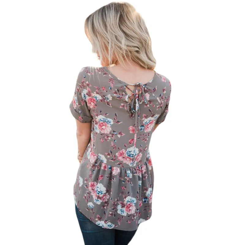 Gray-Lace-up-Back-Floral-Ruffle-Top-LC250142-11-2_conew1