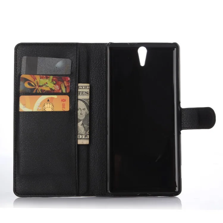 Luxury Wallet Flip PU Leather Case Cover For Sony Xperia C5 Ultra Dual E5533 E5553 Case Cell Phone Back Cover With Card Holder (42)