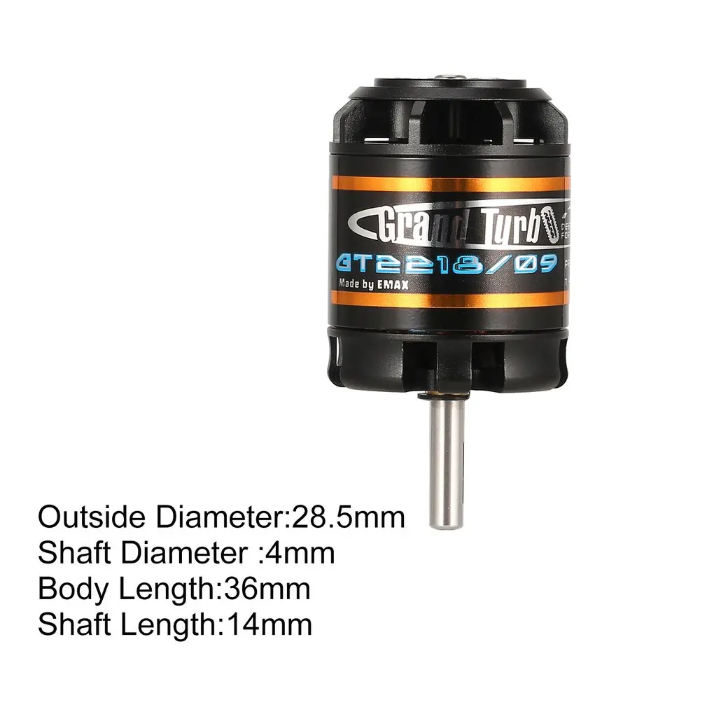 Emax GT2218/09 GT2215/10/12 1100KV 2-3S легкий Мощность бесщеточный двигатель для RC Самолет с неподвижным крылом Дрон Квадрокоптер запасные части