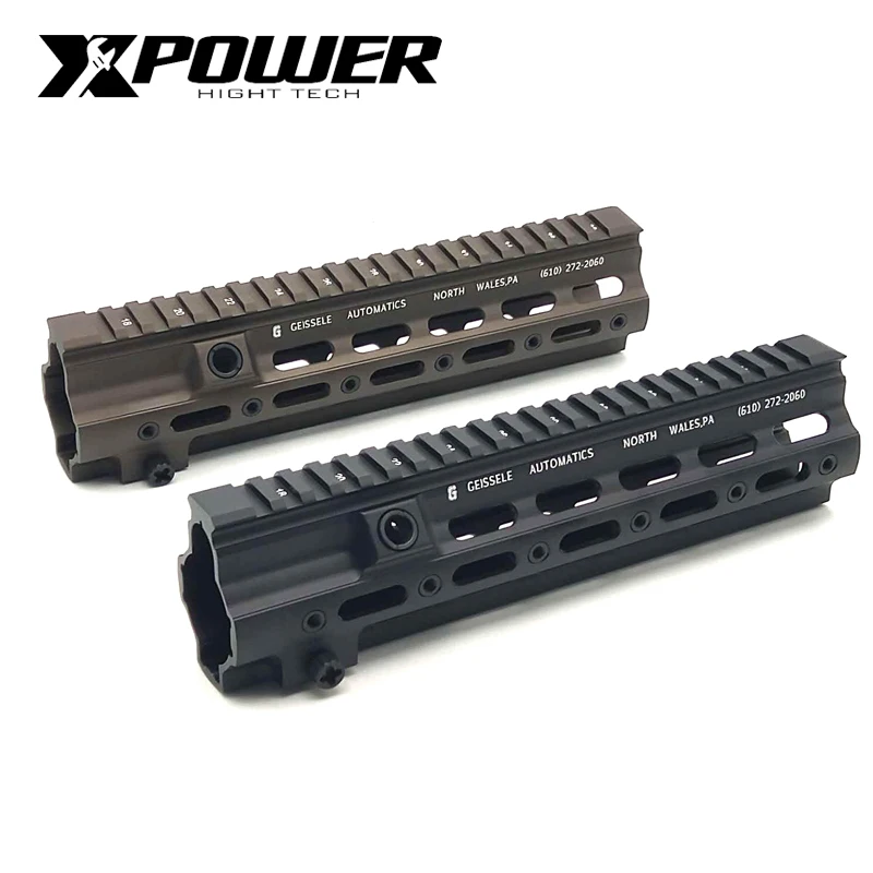 XPOWER GT style 10'Rail system 416 M-LOK MOD Lite Handguard для AR AEG Airsoft M4A1 Пейнтбол CS Спорт на открытом воздухе приемник коробка передач