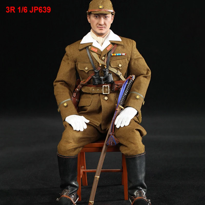 

1/6 Scale 3R DID JP639 Imperial Japanese 32ND ARMY 24TH Division _ Box_WWII First Lieutenant Sachio Eto Figure Toy Set