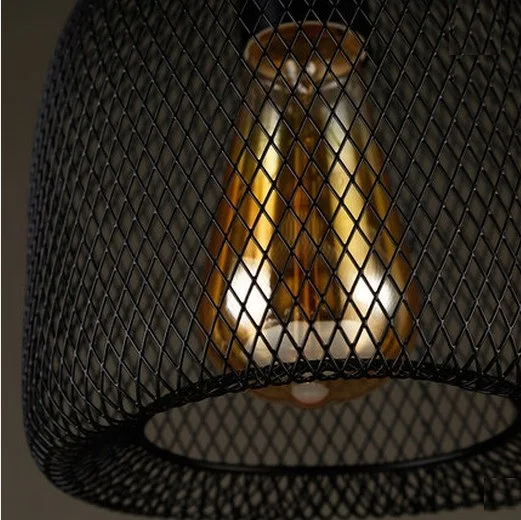 Us 58 93 41 Off Edison Loft Wire Mesh Droplight Explosion Proof Vintage Pendant Light Fixtures For Dining Room Led Hanging Lamp Home Lighting In
