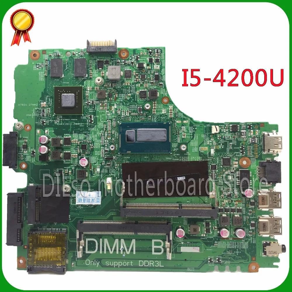 KEFU 12314 1 для Dell 5437 3437 MB12314 PWB:VF0MH REV:A00 материнская плата ноутбука DELL с тестом на i5