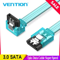 Vention Sata 3.0 7pin Data Cable Super Speed SSD HDD Sata III Right Angle Hard Disk Drive for ASUS Gigabyte MSI Motherboard 0.5m Vention Sata 3.0 7pin Data Cable Super Speed SSD HDD Sata III Right Angle Hard Disk Drive for ASUS Gigabyte MSI Motherboard 0.5m