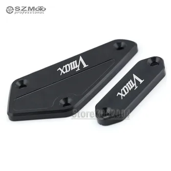 

For YAMAHA V-MAX VMAX 1700 2009-2015 Silver Motorcycle CNC Front Brake Clutch Master Cylinder Fluid Reservoir Cover Cap